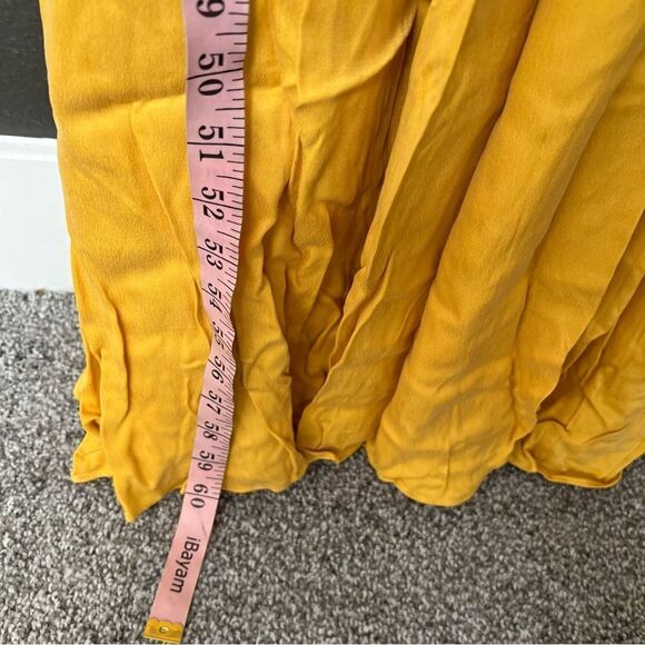 NWT Revolve x Lovers & Friends Taylor Gown in Golden Rod | size XS - Picture 9 of 11